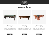 Pool tables, Billiards tables and snooker table of the highest quality