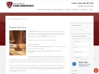 Federal Tax Liens | The Law Offices of Craig Zimmerman