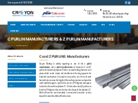 No.1 C Purlin Manufacturers | Z Purlin Manufacturers in Chennai
