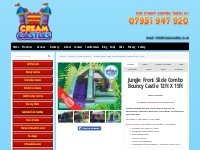   	Jungle Bouncy castle with slide hire - South Yorkshire