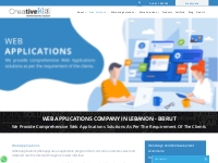 Web Applications - Web Design & Web Development - Our Services - Creat
