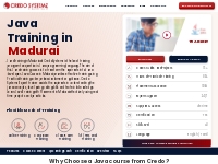 Best Java Training in Madurai | Java Course in Madurai