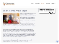 Palm Mortuary Las Vegas   Cremation Service   702-766-5433
