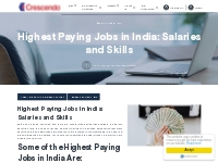 ​Highest Paying Jobs in India: Salaries and Skills | Crescendo-Global