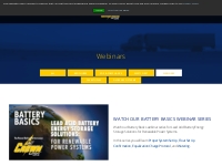 Webinars | Crown Battery