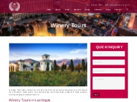 Winery Tours in Las Vegas | Wine Tasting Tours - Crown LV