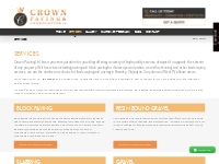 Services - Crown Paving -- Professional and Reliable Paving