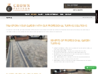 Turfing - Crown Paving — Professional and Reliable Paving