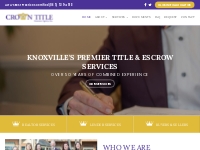 Crown Title Insurance Agency, Inc. - Title Insurance Products - Escrow