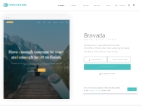 Bravada - A fullscreen WordPress theme that looks and behaves flawless