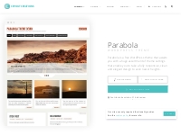Parabola - A sharp WordPress theme with Sci-Fi graphics