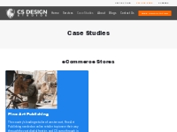 Case Studies - eCommerce Stores - CS Design Studios