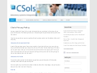 CSols Privacy Policy - LIMS System | LIMS Software | Laboratory Inform