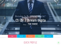 Home :: CS (Dr.) Shivam Gupta || Company Secretary in Practice || GST 