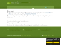   Contact / CSSMania