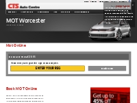  Book MOT Test in Worcester | Car MOT Check Online | CTS