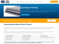 Ops Manual Training | Custom Pilot Training Packages