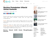 Review Pemakaian Vitacid Untuk Komedo - Cuapmakmak Beauty and Lifestyl