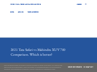 2021 Tata Safari vs Mahindra XUV 700 Comparison. Which is better?