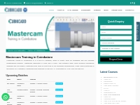 Mastercam Training Courses in Coimbatore | Best  Mastercam Training  i
