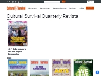 CSQ Back Issues | Cultural Survival