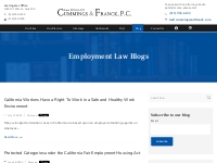 Los Angeles Employment Lawyer | Law Offices of Cummings   Franck P.C.