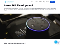 Top Alexa Skill Development Company In US   India | Cumulations