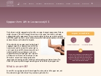 Upper Arm Lift Surgery | Cusick Plastic Surgery | Leawood, KS