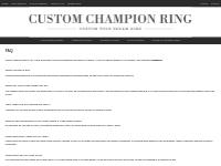 FAQ : Custom Champion Ring