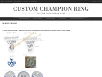 How to order? : Custom Champion Ring