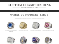 Personalized rings from your idea- Custom Champion Ring