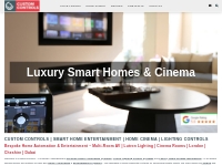 Custom Controls | Smart Home Entertainment   Home Cinema