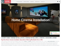 Home Cinema Installation | Cinema Installers | CustomControls