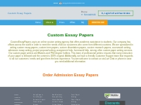 About us - Custom Essay Papers