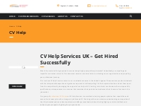 CV Help UK | Top CV Writing Service | Job-Winning CV