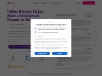 Best Resume Maker | Create a Professional Resume Online | CV Owl