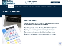 Free CV Review - CV Writing Specialists