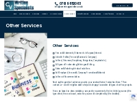 Other Services - CV Writing Specialists