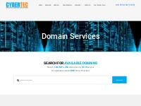 Domain Name Services | Best Web Hosting Provider CyberTec