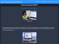 Virtual Terminal | MOTO - Cyber Transaction Payment Gateway