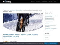 Best Mountain Bikes: Buyer’s Guide and Well Researched Reviews