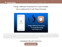Download Pangu Jailbreak for Cydia Download