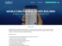 Mobile Real Estate CRM APP for Real Estate Builders in India - DaeBuil