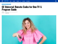 GE Universal Remote Codes for Onn TV   Programming Guide
