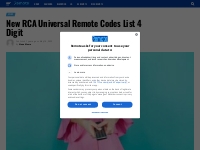 📺Rca Universal Remote Codes List 4 Digit - Easy Program Manual
