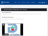 Multimedia Elements For Press - Dallas City News