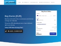 Buy Euros (EUR) Online at the Best Exchange Rate in Australia