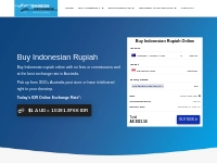 Buy Indonesian Rupiah Online at Best Exchange Rate in Australia