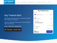Buy Thailand Baht (THB) Online at the Best Exchange Rate in Australia
