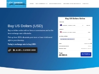 Buy US Dollars (USD) Online at the Best Exchange Rate in Australia